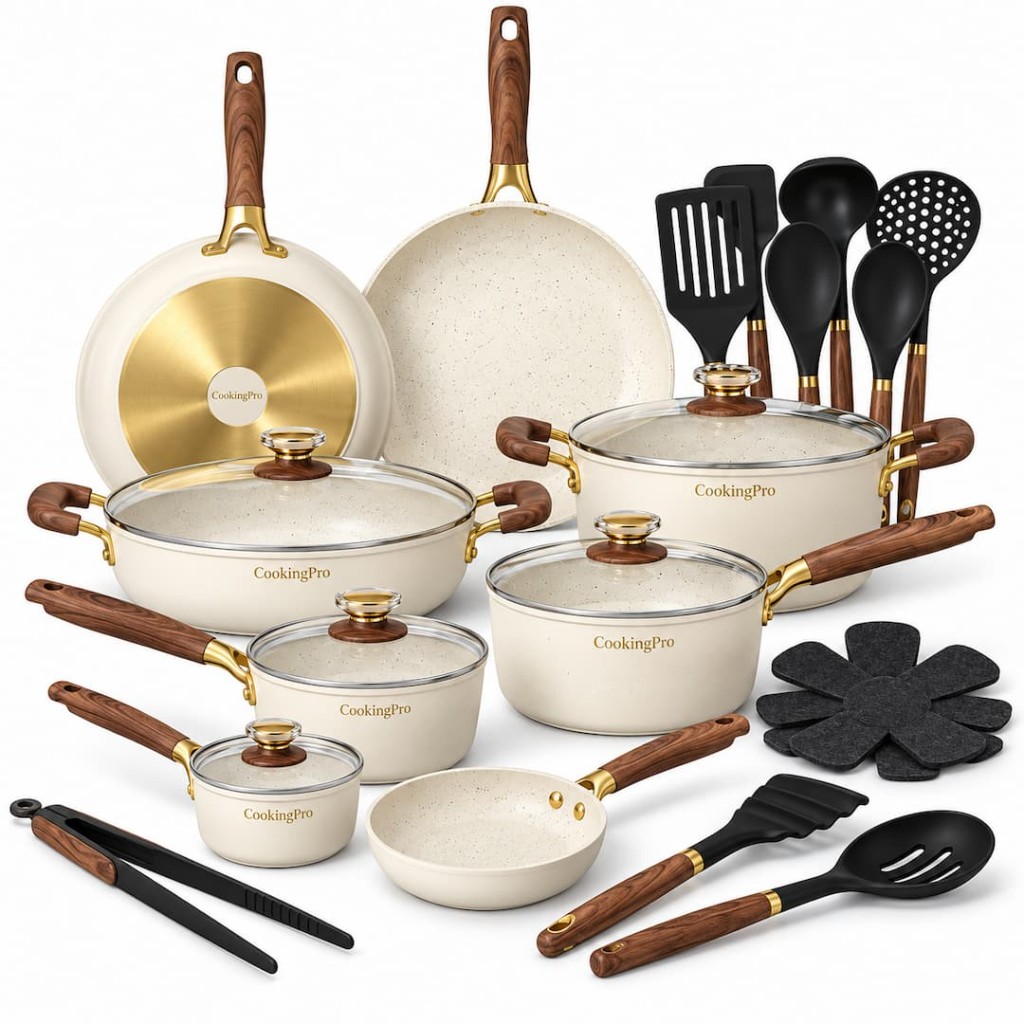 Kit CookingPro 15 pezzi TitanShield completo