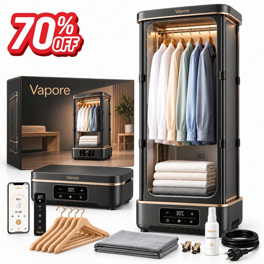 Kit Vàpore: unità, telecomando, app, accessori e igienizzante