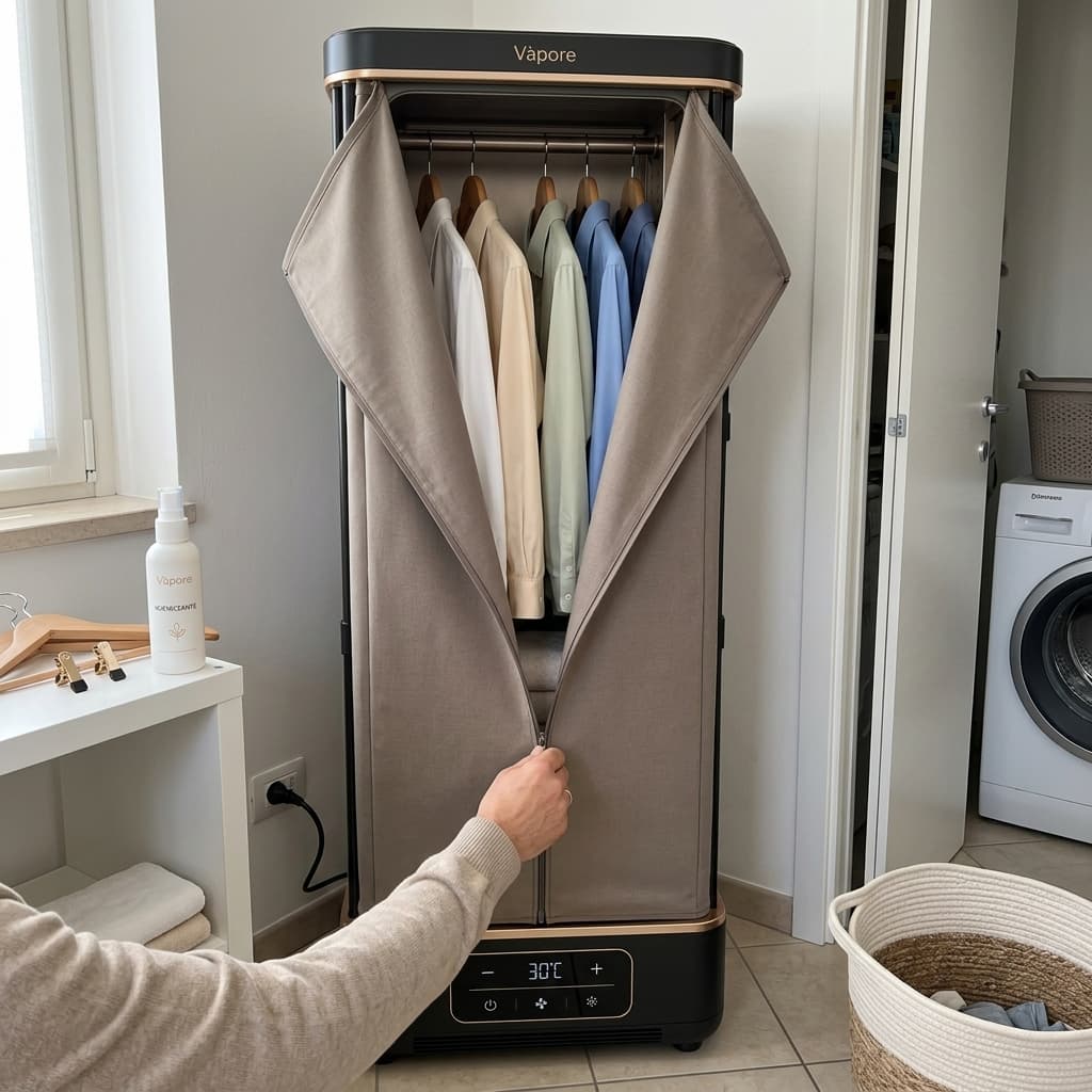 Vàpore in lavanderia con lavatrice — cliente Alessia F., Bologna